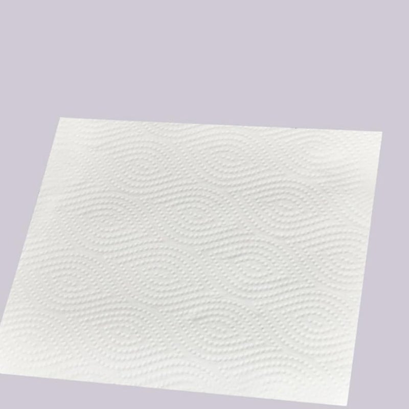 مناشف المطبخ الورقية البيضاء من جالبادا 5 لفات من عجينة الخشب الناعمة للتنظيف وتجفيف اليدين - Image 2